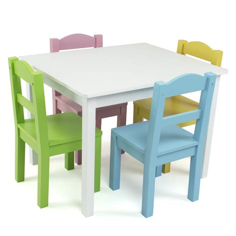 Childs Wooden Table And Chairs Set Personalised Character Table And