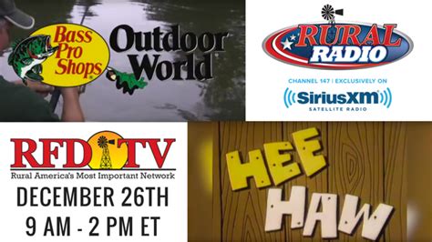 Hee Haw And Bass Pro Shops Outdoor World Marathons Rfd Tv