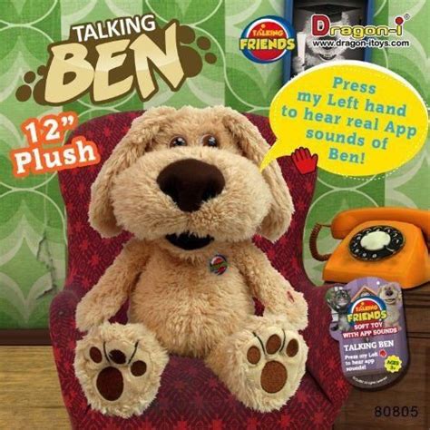 Talking Plush Ben New Toys Toy Soft App Tom Inch T Dragon I Animals