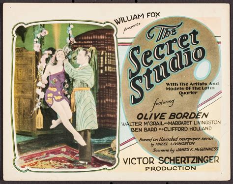 1927 The Secret Studio Victor Schertzinger Bard Victor Latin