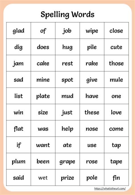 100 important spelling words for 2nd grade your home teacher 2nd grade spelling words