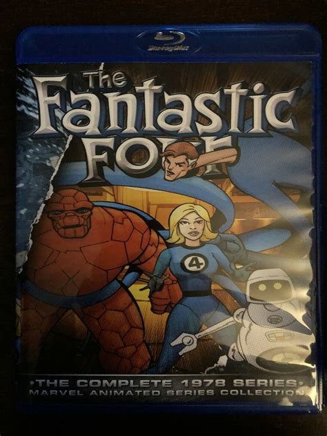 The Fantastic Four 4 1978 Animated Series Blu Ray Set Dvd Hd Dvd