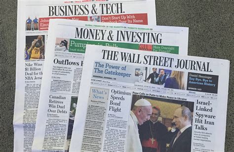 Wall Street Journal To Launch New Global Edition Wsj
