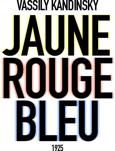 Kandinsky Jaune Rouge Bleu Centre Pompidou Dossier P Dagogique