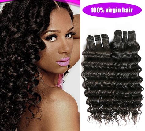 A Unprocessed Virgin Peruvian Deep Wave Curly Weave Human Hair Extensions Rosa Hair Products