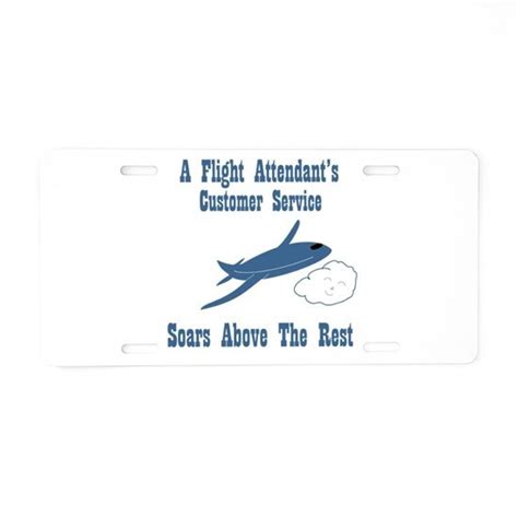 Flight Attendants Aluminum License Plate By Flight Crew Shop Cafepress