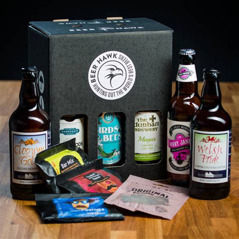A beautiful presentation of our classics! British Ale And Bar Snack Taste Box By Beer Hawk ...
