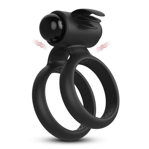 Us Male Vibrating Cock Ring Penis Battery Powered Couple Vibrator Lubricant Toy Ebay