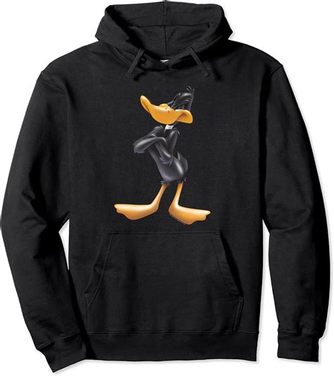 Looney Tunes Daffy Duck Airbrushed Pullover Hoodie Clothing