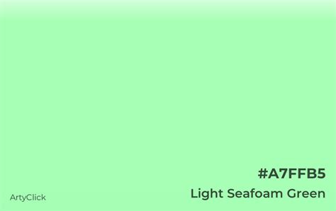 Light Seafoam Green Color Artyclick