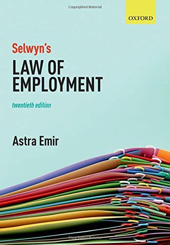 Pdf Free Selwyns Law Of Employment By Astra Emir Twitter