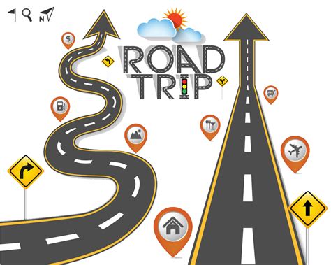 Clipart Map Road Trip Clipart Map Road Trip Transparent Free For