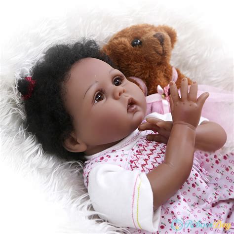Inche Black Reborn Baby Dolls For Sale Handmade African American Dolls