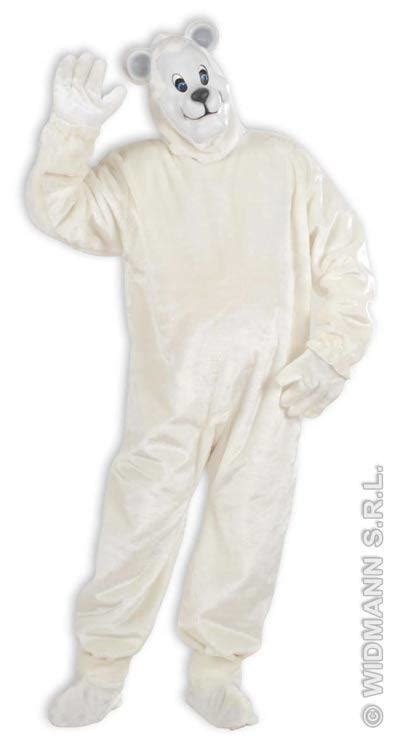 Adult Polar Bear Costume Funny Fancy Dress