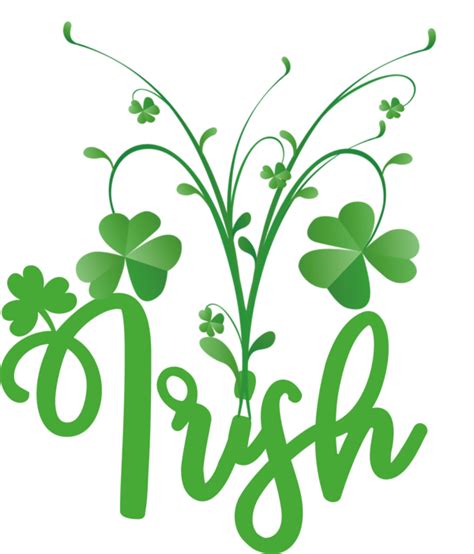 St Patricks Day Four Leaf Clover Shamrock Design For Irish For St