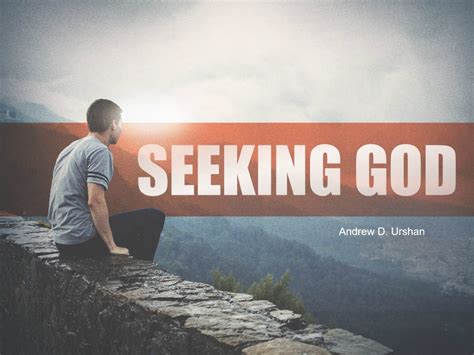 Seeking God Entire Article Apostolic Information Service
