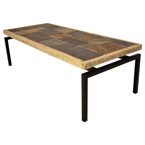 Search all products, brands and retailers of natural stone coffee tables: Brutalist Early 1960s Slate Stone Coffee Table For Sale at ...