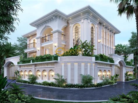 Karena rumah minimalis biasanya didesain dengan konsep yang matang oleh tenaga arsitek yang ahli dibidangnya. Desain Rumah Mediteran 2 Lantai Bapak William di Jakarta Utara
