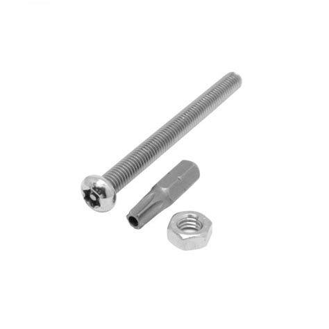 Security Bolt M8 125 X 45 Stainless Steel Round Head Pinnacle Hardware