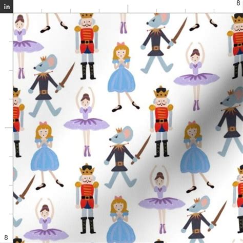 Nutcracker Fabric By The Yard Nutcracker Ballet Medium By Etsy