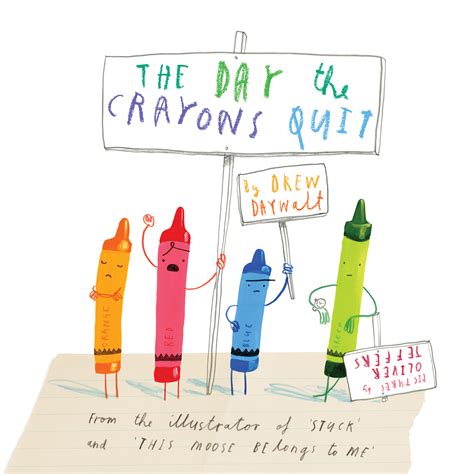 The Day The Crayons Quit Book Merrymakers Inc