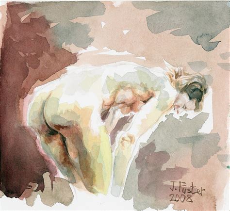 Watercolor Nude Watercolor Nude Done In Flat Watercolor Flickr