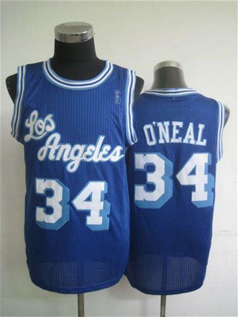 Baby lakers apparel is at the official. Lakers #34 Shaquille O'Neal Blue Throwback Stitched NBA ...