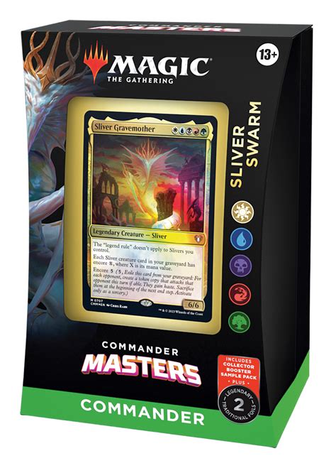 Magic The Gathering Commander Masters Commander Deck Sliver Swarm