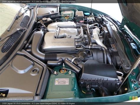 42 Liter Supercharged Dohc 32 Valve V8 2005 Jaguar Xk Engine