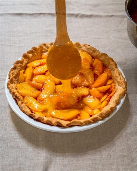 Fresh Peach Pie Recipe No Bake Hostess At Heart