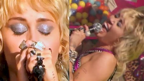 Miley Cyrus Breaks Down During Super Bowl Pregame Performance Youtube