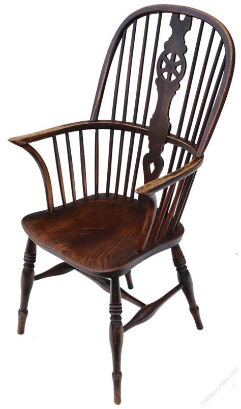 Victorian C1840 Ash And Elm Windsor Chair Dining Antiques Atlas