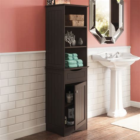 A tall bathroom storage unit will increase the amount of storage your bathroom can hold. Ashland Collection - Tall Linen Cabinet Bathroom Storage ...