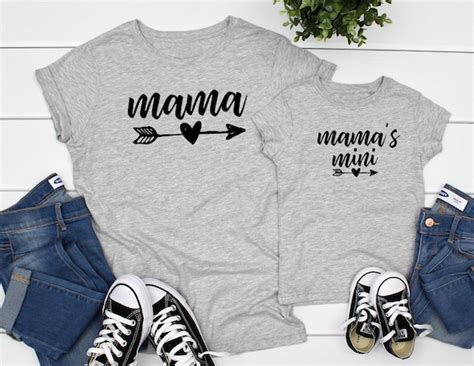 Mama And Mamas Mini Shirt Mama And Me Shirts Mama And Mini Etsy