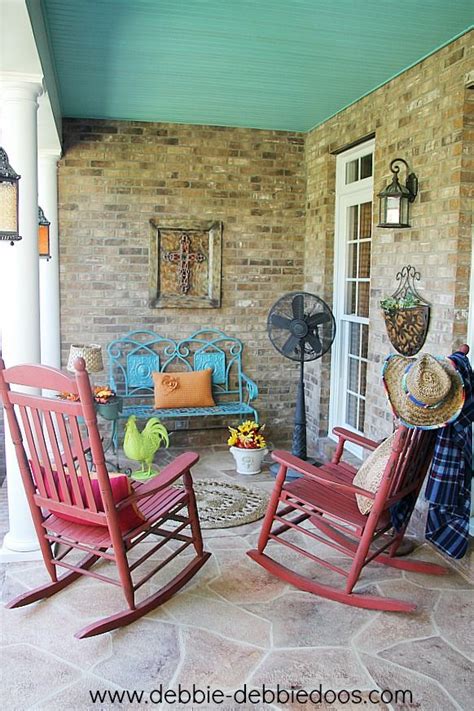 See more ideas about swinging chair, ceiling chair, hanging chair. Cozy Fall porch - Debbiedoos | Fall porch, Cozy fall, Blue ...
