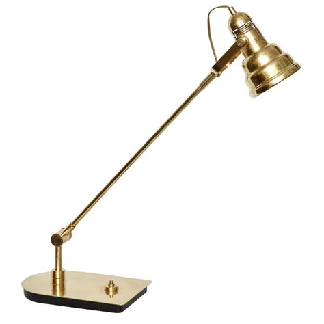 1960s Articulated Brass Table Lamp For Sale At 1stdibs