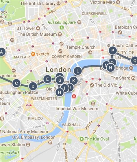 Essential London Sightseeing Walking Tour Map And Other Great Ideas For Exploring The City On