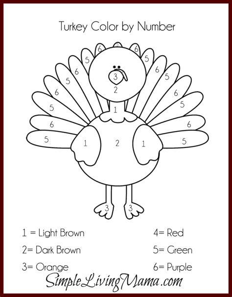 Free Kindergarten Thanksgiving Worksheets On Numbers 7 And 8