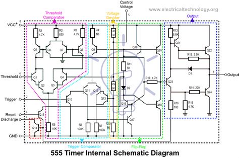 So the time period after which this circuit will automatically turn on/off the output is fixed and can be found out by using the formula mentioned in the calculation section. 555 Timer IC - Types, Construction, Working & Application ...