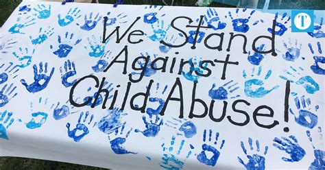 Crowd Of Nearly 1000 Assembles For Stand Against Child Abuse Event