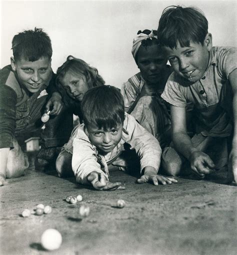 Children Playing Marbles 1940 Original Source Unknown Vintage