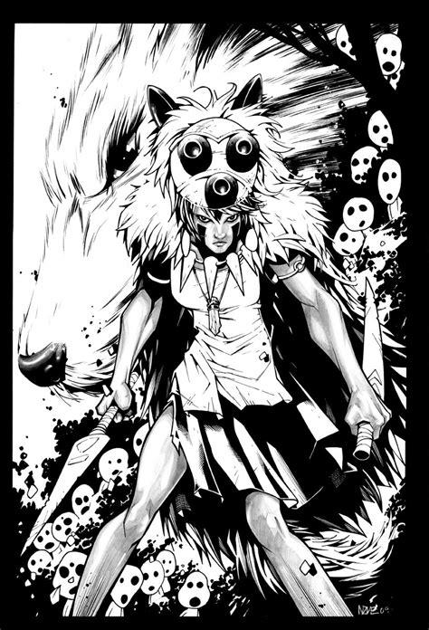 You can print or color them online at getdrawings.com for absolutely free. gelatometti: Princess Mononoke