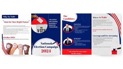 Election Campaign Brochure Bifold