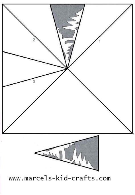 No two snowflakes are alike; Tree snowflake pattern | Paper snowflake template ...