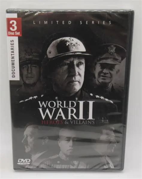World War Ii Heroes And Villains 3 Disc Dvd Documentary Set Limited