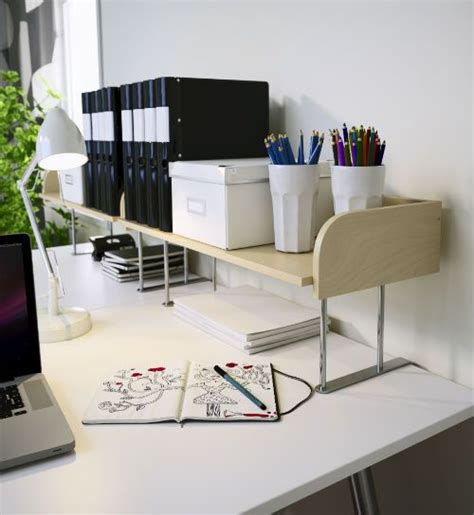 Accessories that support office comfort and organization. Need more room to spread out? Let IKEA and a raised ...