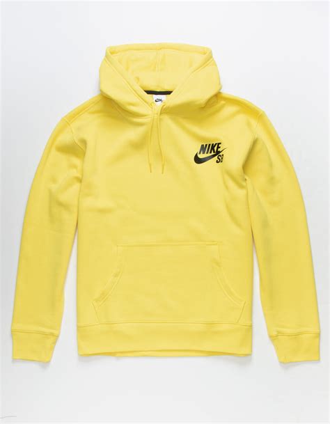 Nike Sb Icon Essential Mens Hoodie Yellow Tillys