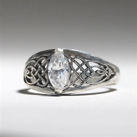 Vintage Engagement Rings Celtic Wedding Rings Celtic Knot Ring