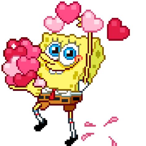 Spongebob Heart Sticker Spongebob Heart Throwing Hearts Discover Share GIFs