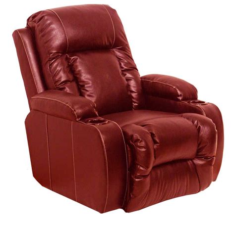 Catnapper Top Gun Bonded Leather Inch Away Wall Hugger Home Theater